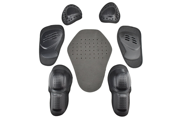 Set da 7 pezzi di spalline gomitiere e imbottiture per il petto
