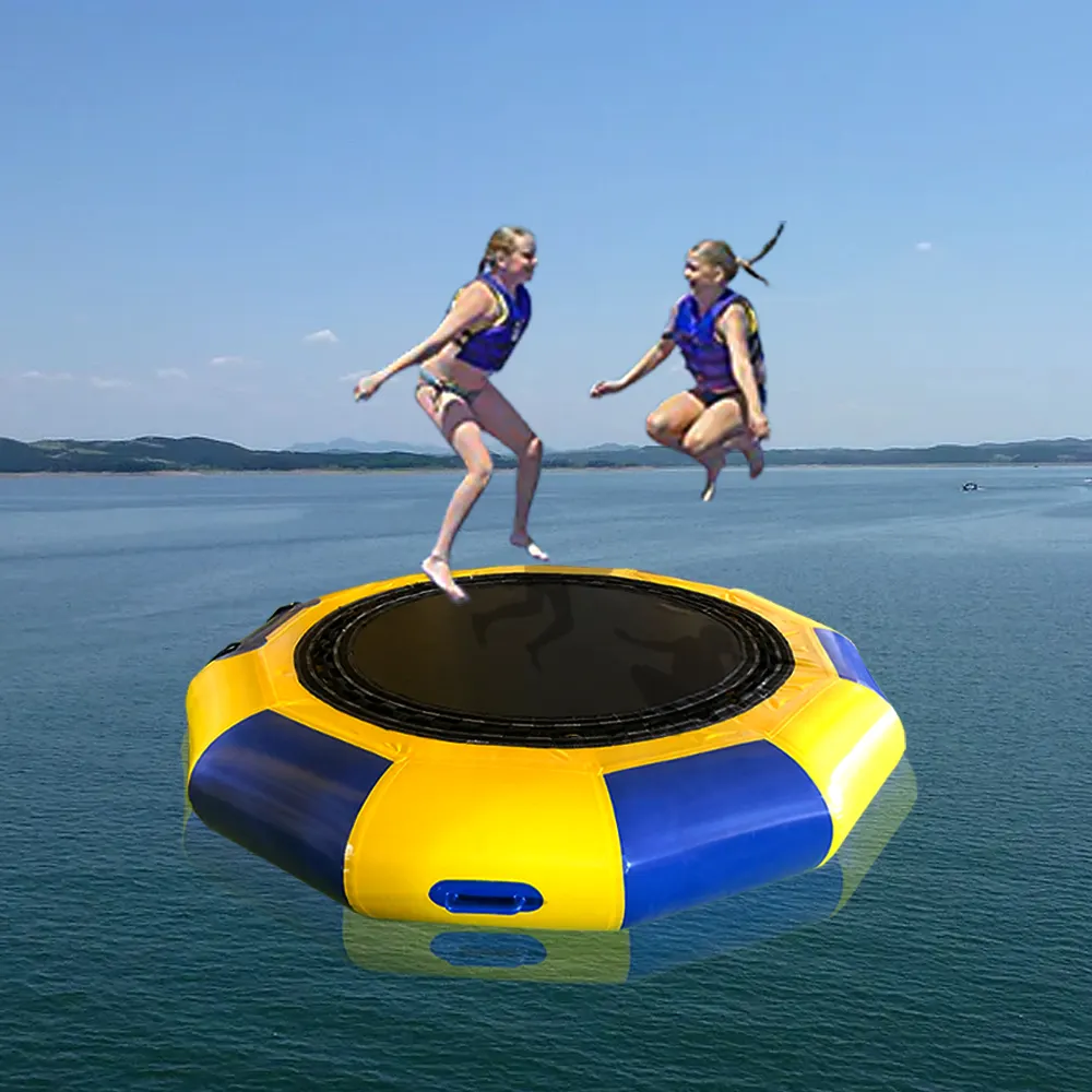 Opblaasbare Drijvende Watertrampoline Speeltuin Voor Kinderen En Volwassenen Voor Springen & Spelen 1 Stuk Moq