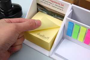 Promotional <strong>Custom</strong> Logo Desktop Paper <strong>Block</strong> <strong>Memo</strong> Pad <strong>Cube</strong> Sticky <strong>Notes</strong> Pad With Pen Holder - Product Image 3