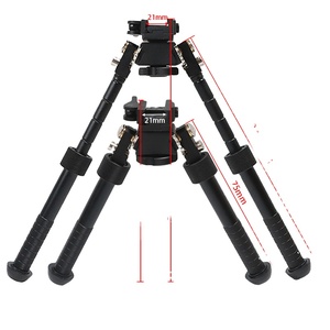 360 Degrees Adjustable Retractable Precision Qd <strong>Mount</strong> Hunting Universal Rotation Camera Tactical <strong>Bipods</strong> - Product Image 1
