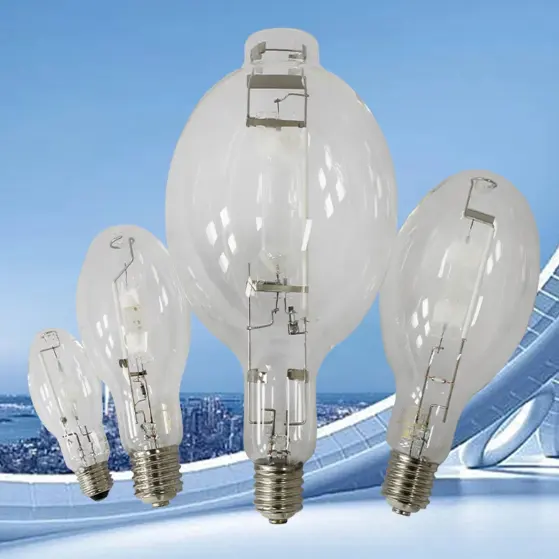 Gute Qualität Metall halogenid lampe 70W 100W 150W 250W 400W 1000W Quarzglas Metall halogenid Glühbirne