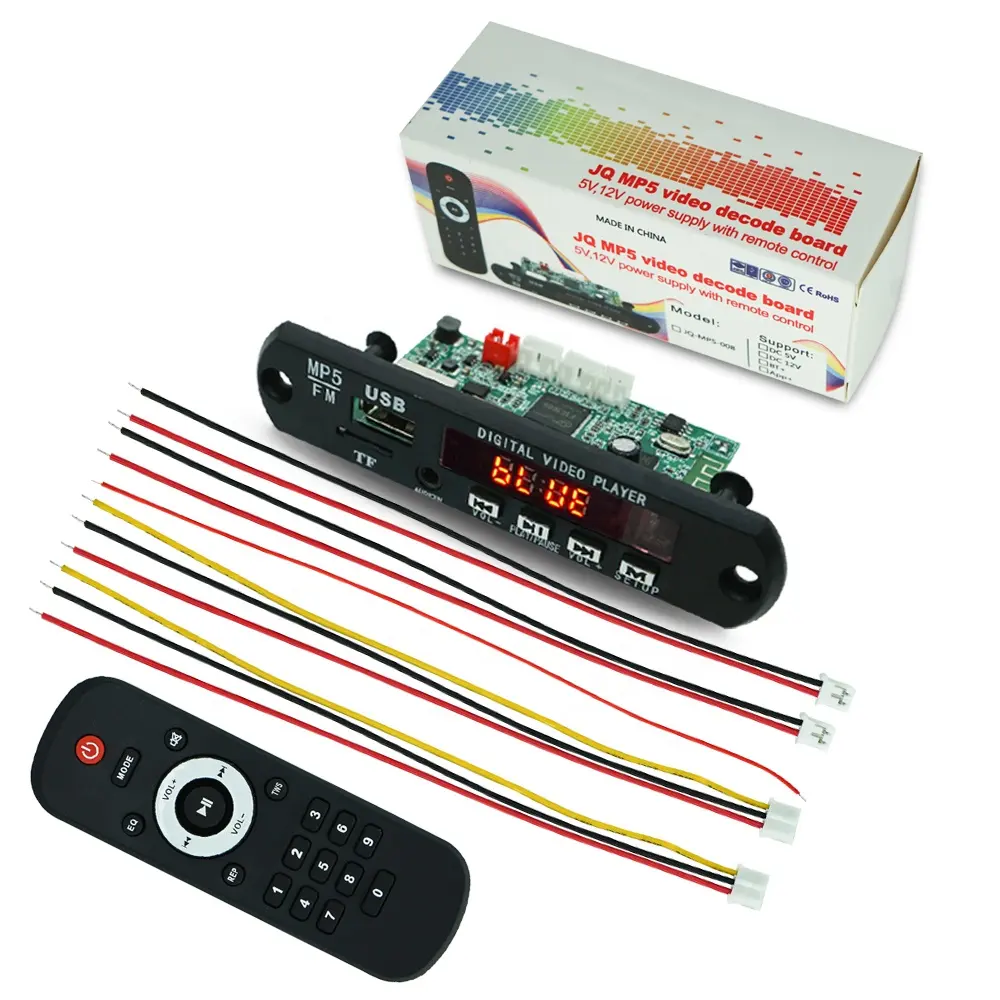 Car Video MP4 MP5 Decoder Player Module Board 12V