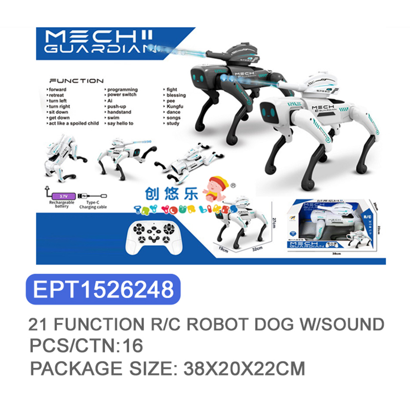 EPT1526248-21CH RC AI cane meccanico con voce (16 pezzi/scatola)