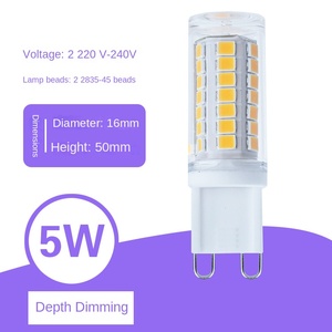 4W eşdeğer 40W 30W 28W G9 halojen ampul, sıcak beyaz 3000K, titreşimsiz, kısılabilir olmayan g9 led ışık ampuller - Product Image 3