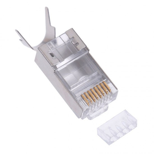 ป้องกัน ftp/stp ขั้วต่ออีเทอร์เน็ตกราวด์ภายนอก RJ45ขั้วต่อ8P8C ปลั๊กแบบแยกส่วน CAT7การเชื่อมต่อผ่าน - Product Image 3