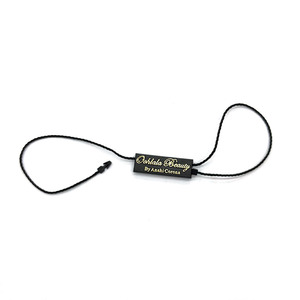 <strong>High</strong> <strong>Quality</strong> Custom Clear Embossed Name Logo Labels Plastic Swing Hang Tags Seal <strong>String</strong> for Luggage Watch - Product Image 5