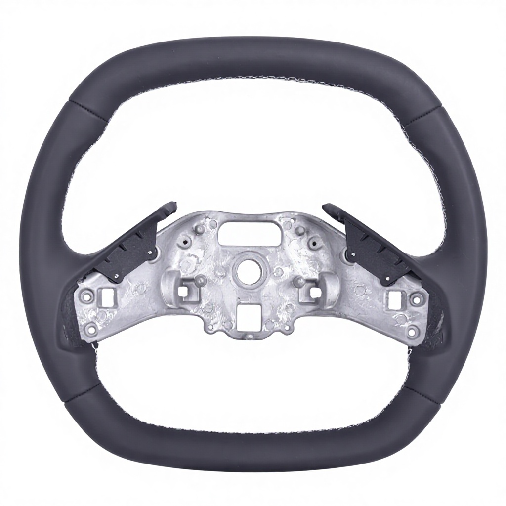 Volant entièrement en cuir