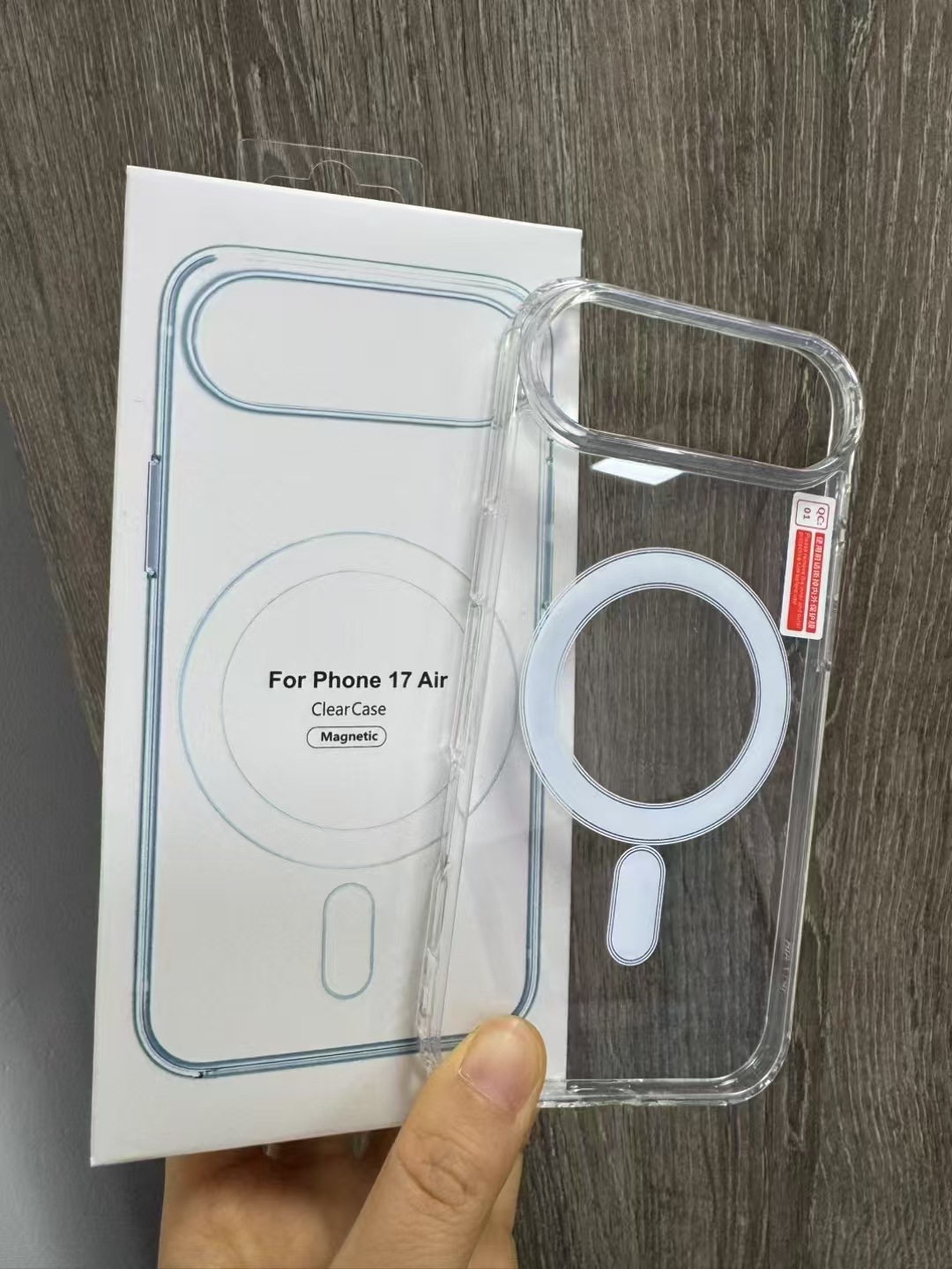 Transparent + boîte
