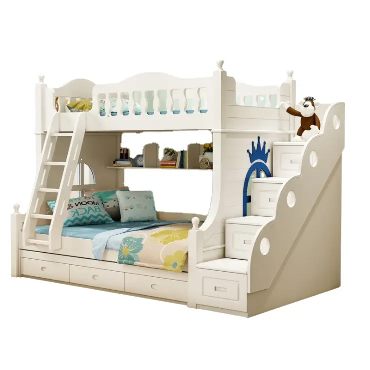 Хорошее качество, мебель для спальни из массива дерева, детская двухъярусная кровать, деревянная детская Двухярусная кровать
