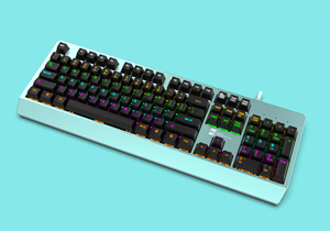 Wired 104 Keys Waterproof <strong>Keyboard</strong> With Variety of Variable Color Cover Plates - Product Image 6