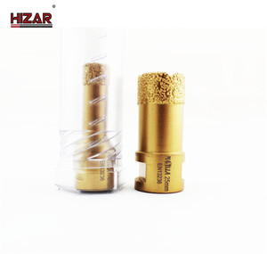 HIZAR Vacuum Brazed Diamond <strong>Core</strong> <strong>Drill</strong> Bit for Drilling for Granite Marble and Concrete