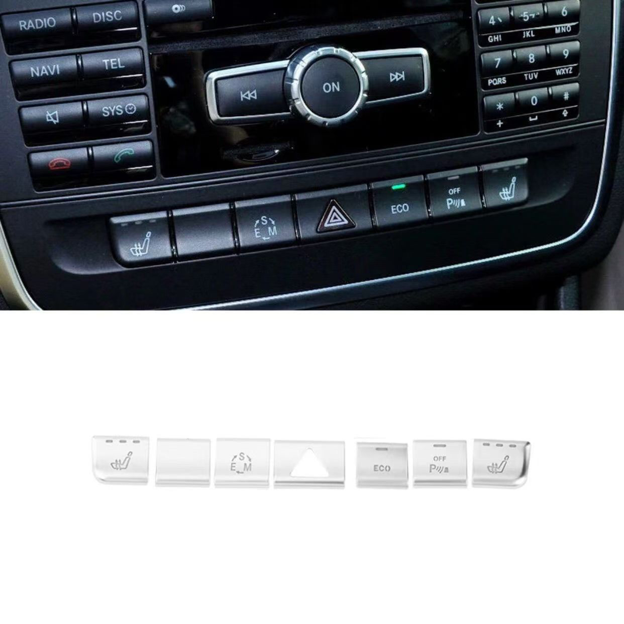 7 buttons sticker type e