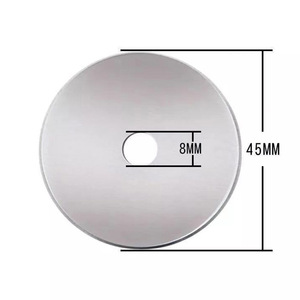 45mm döner kesici cortador giratorio kumaş yuvarlak kapitone Patchwork Leathercraft kesme aleti döner kesici için deri - Product Image 6