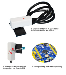 Leraun-sensor ultrasónico de nivel de agua, dispositivo sin contacto, NPN, PNP, controlador de nivel de líquido - Product Image 3
