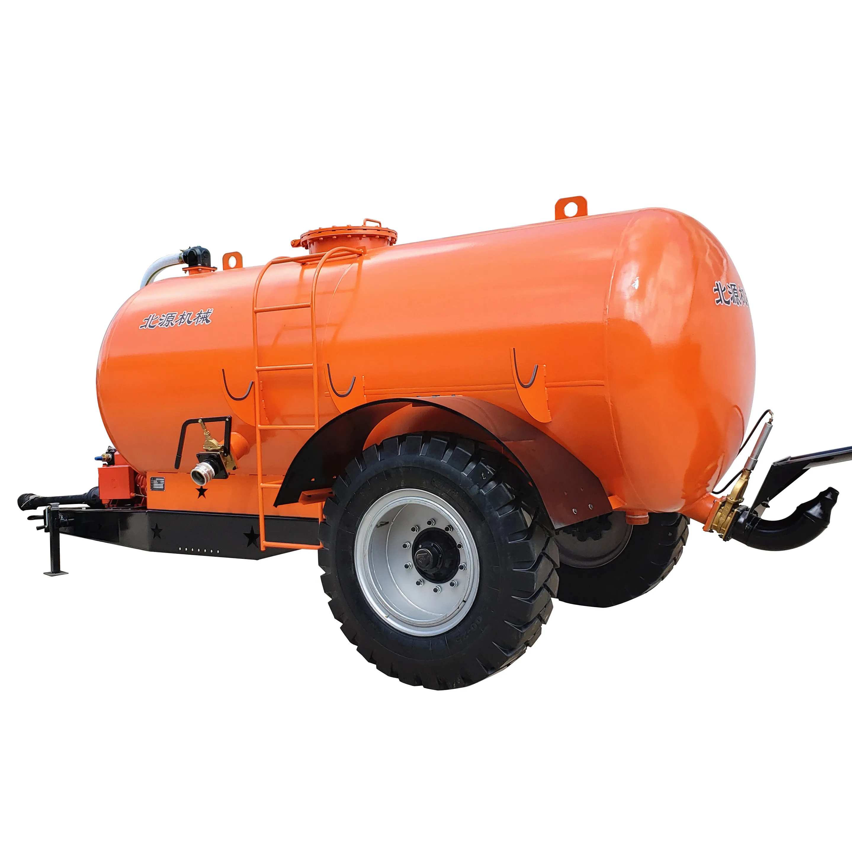 Caminhão-tanque de sucção de esgoto, recipiente séptico para lodo fecal a vácuo, capacidade de espalhador de estrume líquido com bomba de vácuo