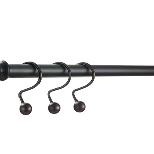 Chất Lượng Cao Trượt Vòng Pin Cửa Rắn Que Với C Hình Dạng Đầu Dễ Thương Chim Cánh Cụt Nhựa Nhựa Tắm Rèm Móc Cho Phòng Tắm - Product Image 1