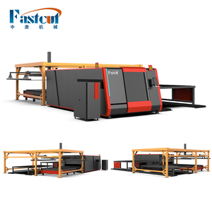 Auto scarico automatico in fibra di taglio Laser macchina in acciaio inox metallo al dettaglio industrie Raycus Raytools - Product Image 5