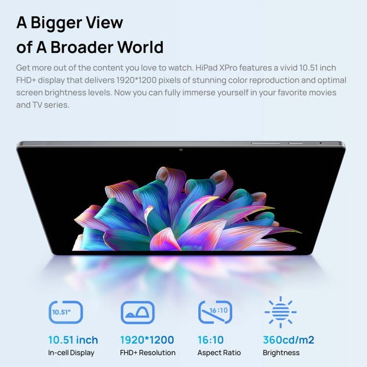 CHUWI Hipad Xpro 4G LTE Tablet PC - Android 12 Powerhouse