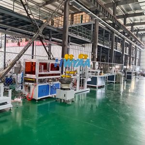 HWYAA Pre-installed Water Outlet Flat Hose <strong>Manufacture</strong> Machine for Drip/spray Irrigation Prepunching Holes Hose <strong>Production</strong> <strong>Line</strong>