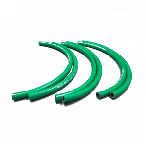 3/8 in X 50 Ft. Premium Rubber <strong>Compressor</strong> <strong>Air</strong> <strong>Hose</strong> with <strong>Air</strong> <strong>Fittings</strong>