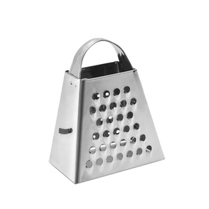 Mini Stainless Steel <strong>4</strong>-Sided Vegetable Cheese Grater <strong>Multi</strong>-Purpose Kitchen Tool with Manual Operation Metal Veggies <strong>Cutter</strong>