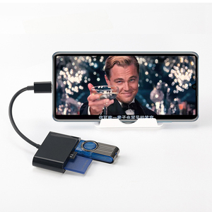 Lettore di schede TF TF otg 3 in 1 di tipo c e micro hub economico di vendita caldo - Product Image 4