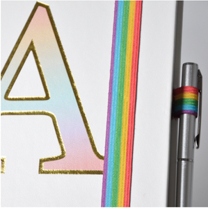 Cuaderno de cuero A5 personalizado con impresión UV, diario de PU con banda elástica colorida y portalápices, planificador de PU de tapa dura, libros de notas - Product Image 4