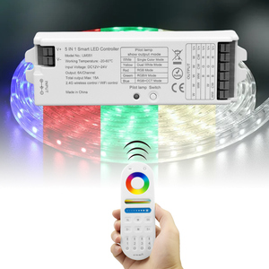 Zigbee 3,0 5 en 1 RGB RGBW RGBCCT Tuya WIFI PWM controlador de tira Led Compatible con Alexa Google Home - Product Image 1