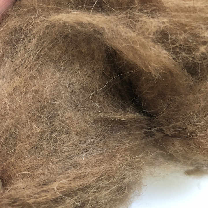 用于纺纱和服装的超柔软去毛骆驼羊毛纤维