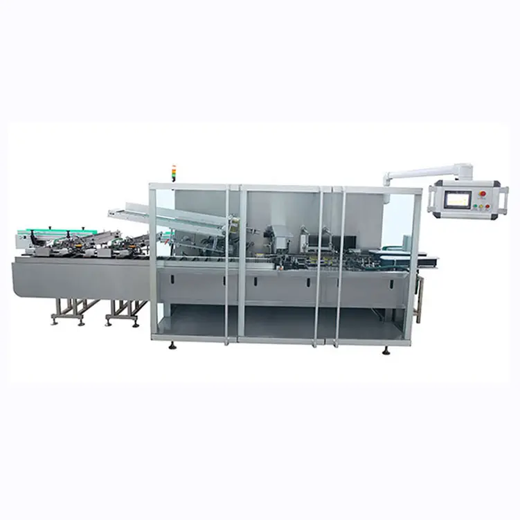 KXZ-130C मध्यम गति बिस्कुट cartoning मशीन स्वत: उच्च मानक बॉक्स पैकिंग मशीन