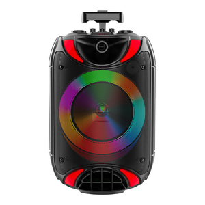 8-Inch Mini RGB Remote <strong>Control</strong> Karaoke Bass Speaker Best Factory Price for Outdoor TWS Party Luminous Color Audio <strong>Computer</strong> Use - Product Image 1
