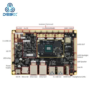 Debix Som A I/O Board cạnh ai đa phương tiện điều khiển công nghiệp iốt Hub tàu sân bay kép mipi CSI HDMI LVDS đầu ra - Product Image 3