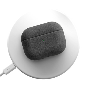 Özel tam koruma kulaklık kutusu kapak Airpods1/2/3/4 Pro2nd Alcantara durumda toptan Airpods 2nd 3nd durumda - Product Image 6