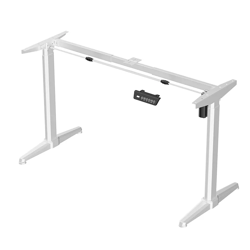 Metallo Computer portatile prezzo di fabbrica mobili per ufficio tavolo di sollevamento telaio regolabile in altezza scrivania elettrica in piedi