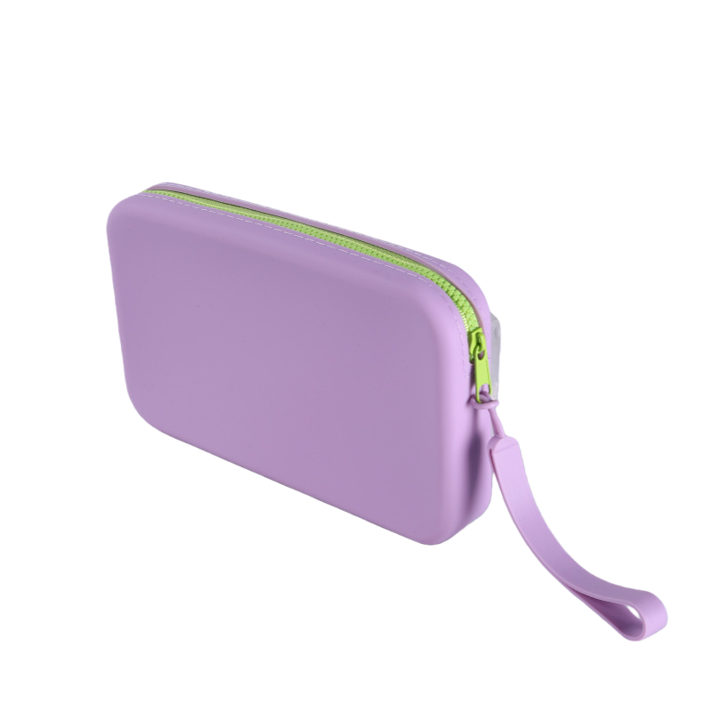 Violet bicolore (no.Sac à poignée rectangulaire 108) - 20*12*3