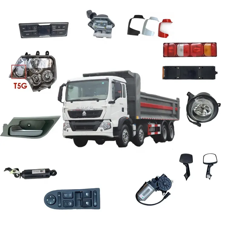 Cina International Sinotruk Howo T5g accessori per il corpo del camion Howo pezzi di ricambio per dumper