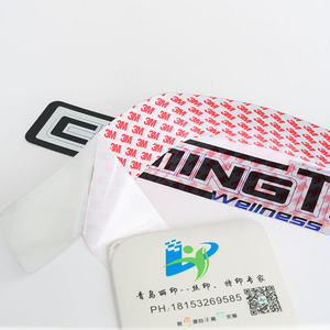 Custom Transparent Letter 3M Self Adhesive Custom Bicycle Decorative Label <strong>Sticker</strong> - Product Image 3