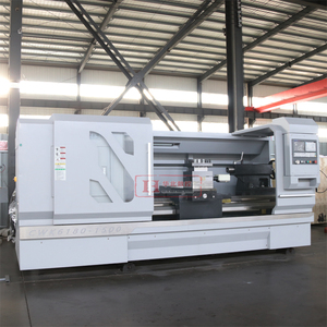 Torno CNC de cama plana CWK6180X1500mm con torreta eléctrica, herramientas de vida, herramienta de corte de Metal de eje C - Product Image 2
