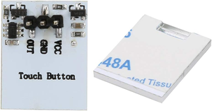 Interruptor de sensor táctil capacitivo Aismartlink, módulo de Interruptor de Sensor LED de 2,7 V-6V, placa de interruptor de bloqueo automático/sin bloqueo (azul) - Product Image 4