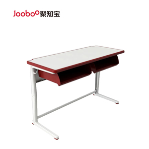 Zweisitzer Schüler Schreibtische Langlebiger Schüler Schreibtisch und Stuhl Set OEM Primary High School Höhen verstellbarer Schreibtisch - Product Image 2