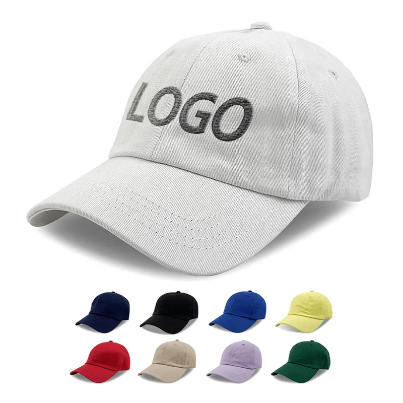 Casquettes de sport à coiffe souple avec logo brodé sur mesure Vente en gros Casquette de golf unie en coton non structuré de haute qualité Casquette de baseball pour homme