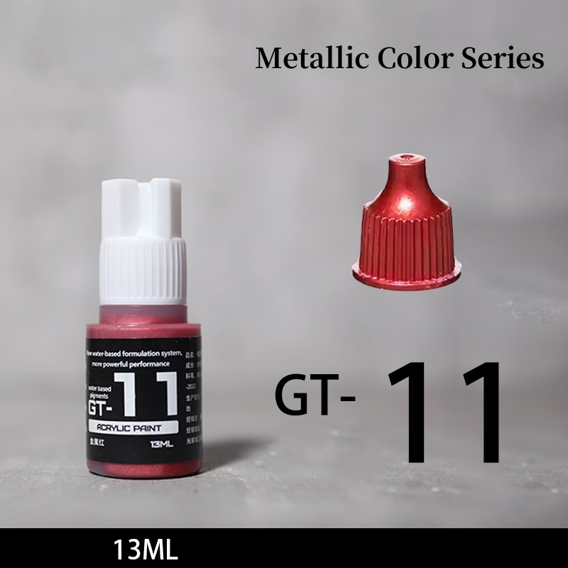 metallic red