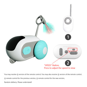 Smart Remote Control <strong>Cat</strong> Toy Interactive <strong>Cat</strong> Obstacle Avoidance USB Charging Feather Play for Active <strong>Cats</strong> - Product Image 3