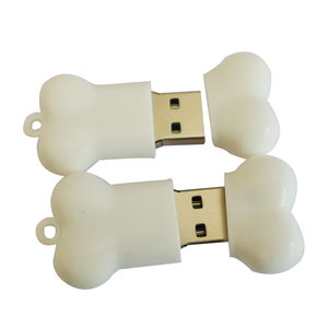 โลโก้ที่กําหนดเอง USB แฟลชไดรฟ์ที่ไม่ซ้ํากันซิลิโคนกระดูกสุนัขสไตล์ความเร็วสูง 3.0 อินเทอร์เฟซความจุ 1GB ฟังก์ชั่นเพลง 2GB 4GB ตัวเลือก - Product Image 1