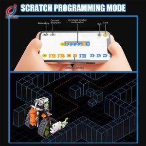Chengji stelo programmabile robot educativo assemblare 5 in 1 ingegneria elettrica blocchi di costruzione robot giocattoli