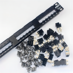 New Cate6 24-Port <strong>Patch</strong> <strong>Panel</strong> CPP-UDDM-SL-1U-24 AMP CAT6 1U <strong>Patch</strong> <strong>Panel</strong> - Product Image 3