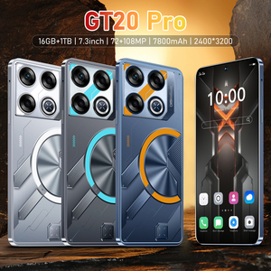 Hot Selling GT20 PRO Original 16GB+1TB 72MP+108MP Face <strong>Unlock</strong> Dual SIM 5G Smartphone 144Hz Refresh Rate Smart Gaming Global US