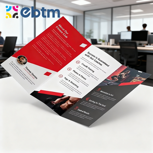 منشورات مطوية مخصصة: منشورات بحجم A4 وA5 وA6، كتيبات ترويجية قابلة للطباعة، كتيبات ثلاثية الطي، كتيبات تعريفية، كتالوجات - Product Image 1