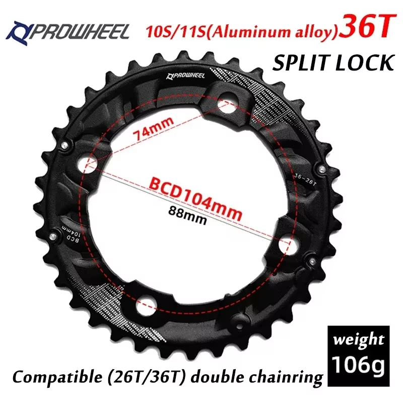 36T AL pour 26-36T - NOIR