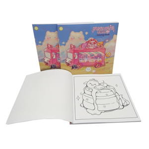 高品质定制独特的儿童涂色书廉价定制印刷完美装订涂色书 - Product Image 1